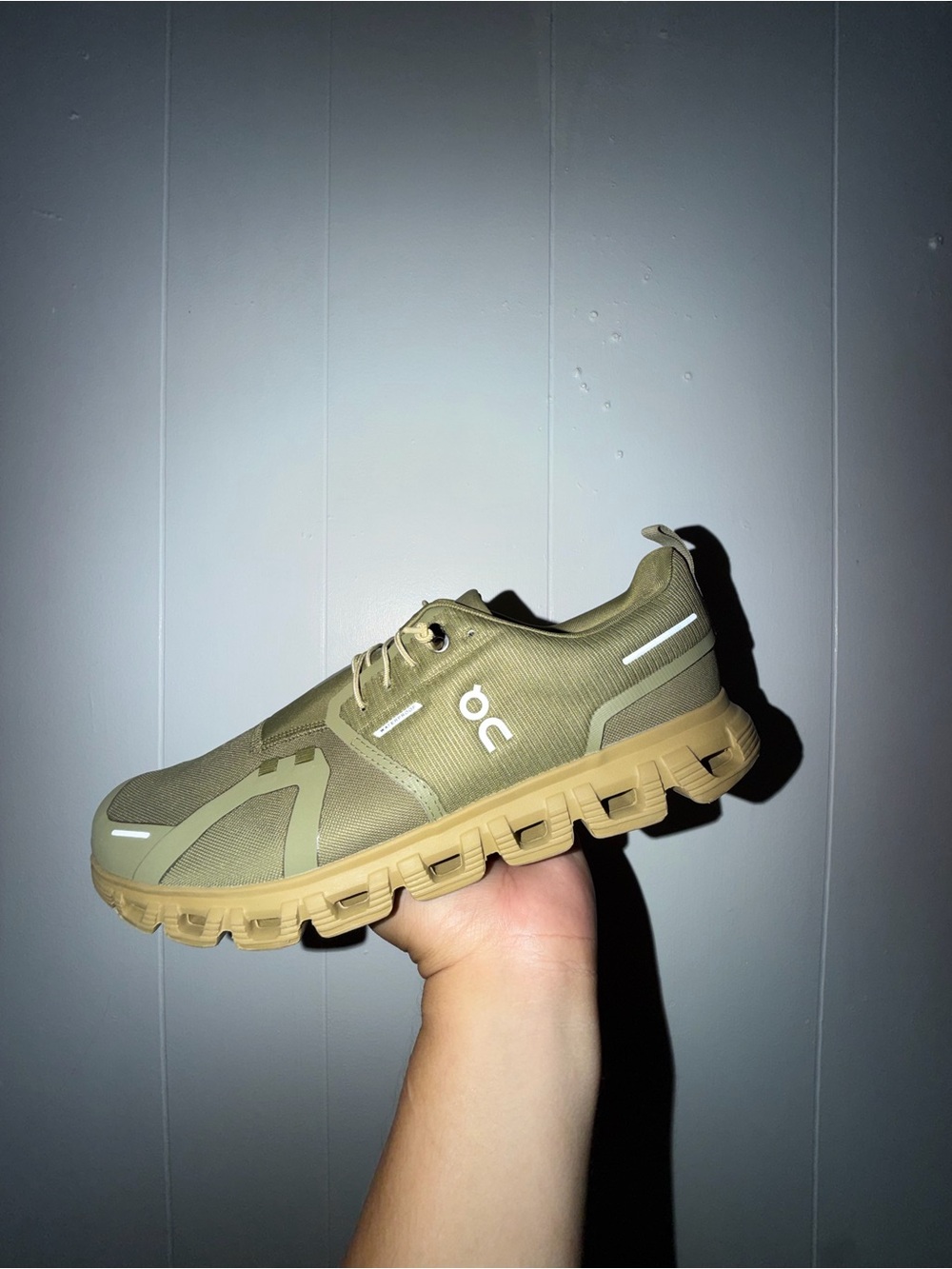Men ‘On Running’ Cloud Mens Cloudvista Olive/Tan Running Shoe Size 11.5